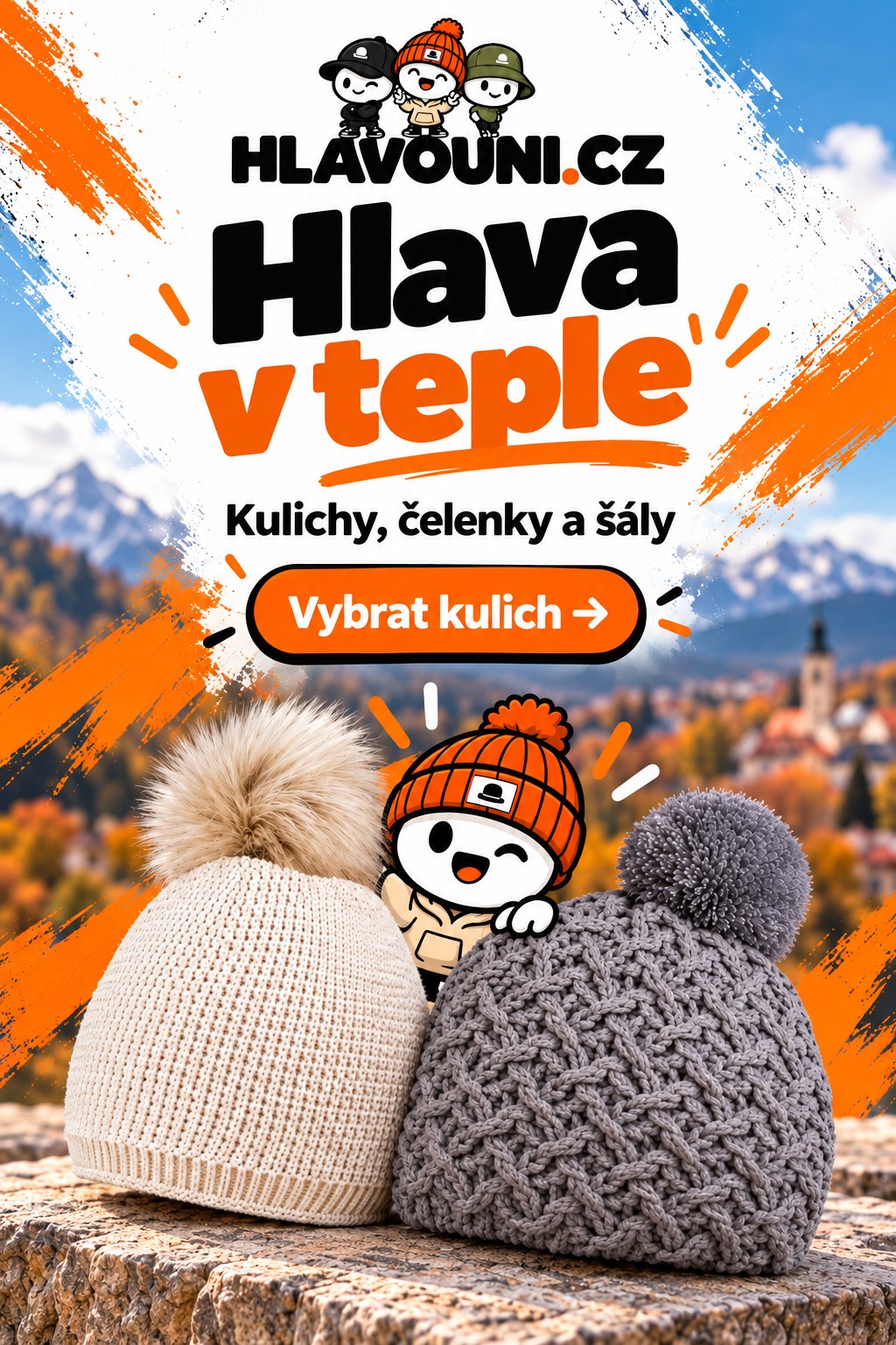Hlavouni.cz: kulichy, čelenky a šály